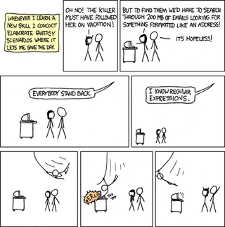 I know regular expressions